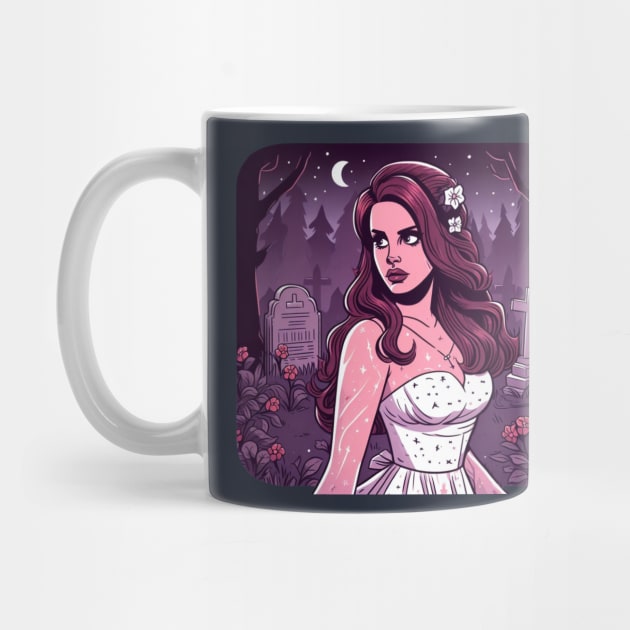 Lana Del Rey Calling From Beyond The Grave by Tiger Mountain Design Co.